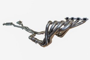 Chevrolet Camaro Performance Exhaust - Kooks Headers - Long Tube Headers + GREEN Catted Exhaust Kit - Polished - `16-`24